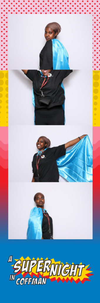 Super Hero theme photobooth, University of Minnesota