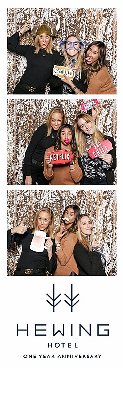 Open style photo booth rental