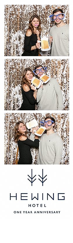 Open style photo booth rental