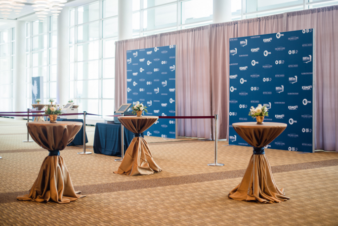 Live photography printers with backdrops at the Rochester Civic Center