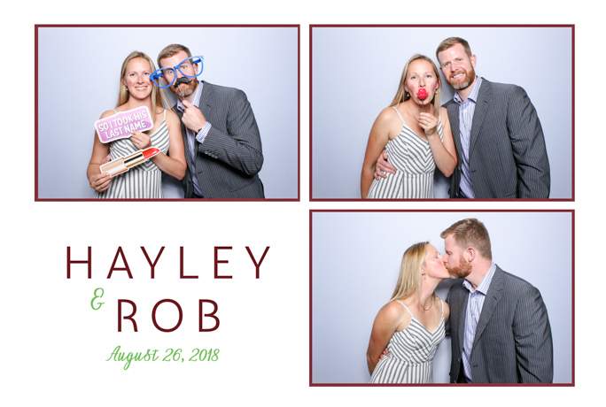 three photos of a couple holding pink sign and kissing 