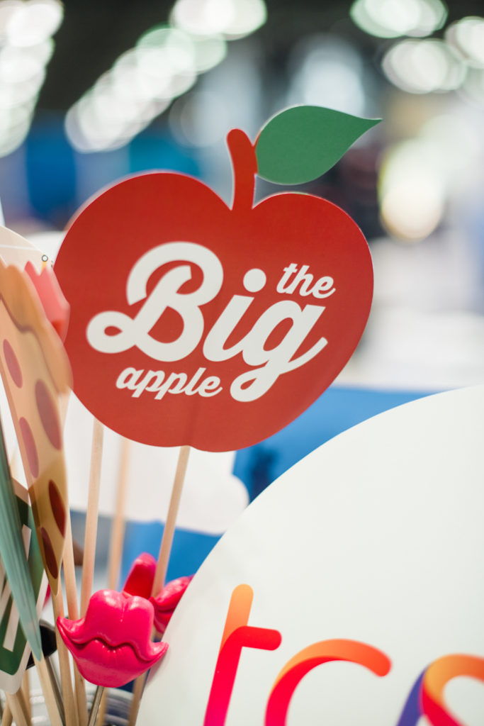 photo booth props, apple shaped prop with text