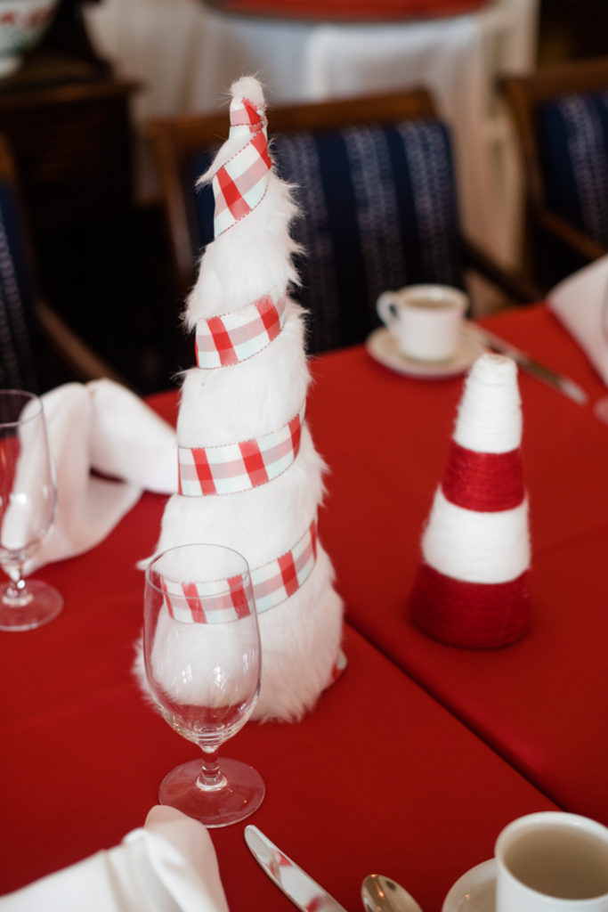 Christmas decoration on a table