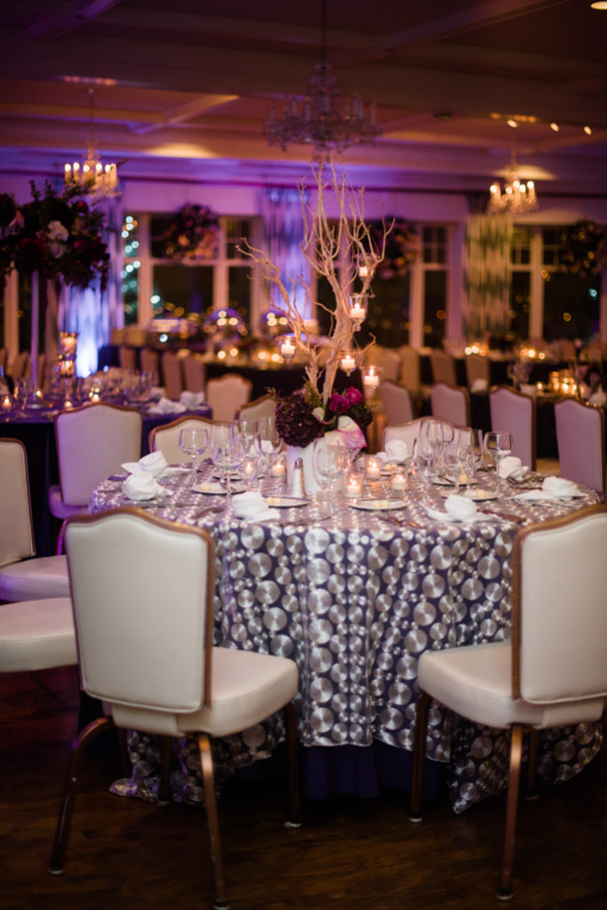 A table set for dinner 