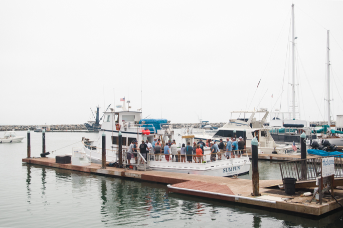 A boat with people