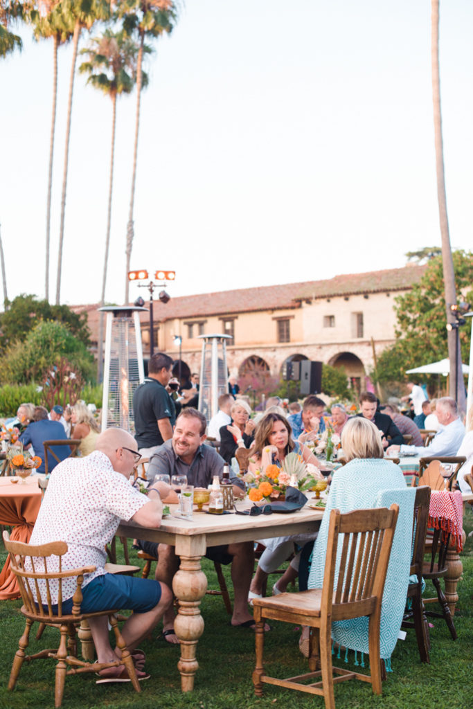 A group of people at the table 