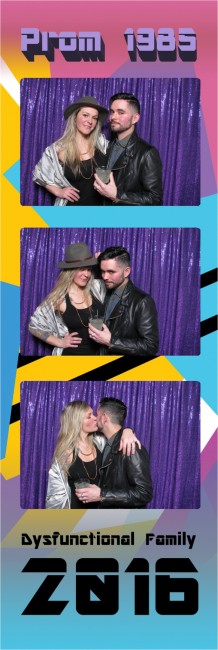 A couple posing for photos