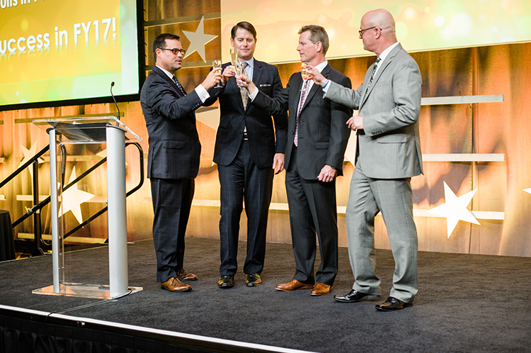 Event photographer covering a Minneapolis corporate gathering