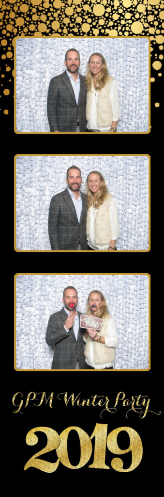 Three photos of a couple against a white backdrop