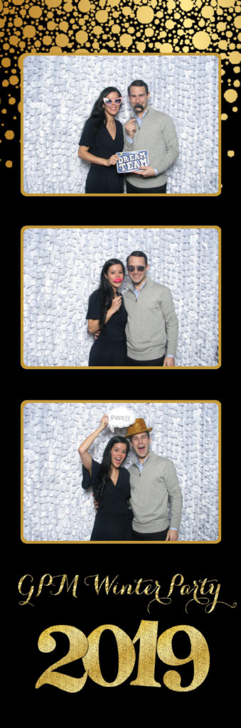 A couple posing for photos