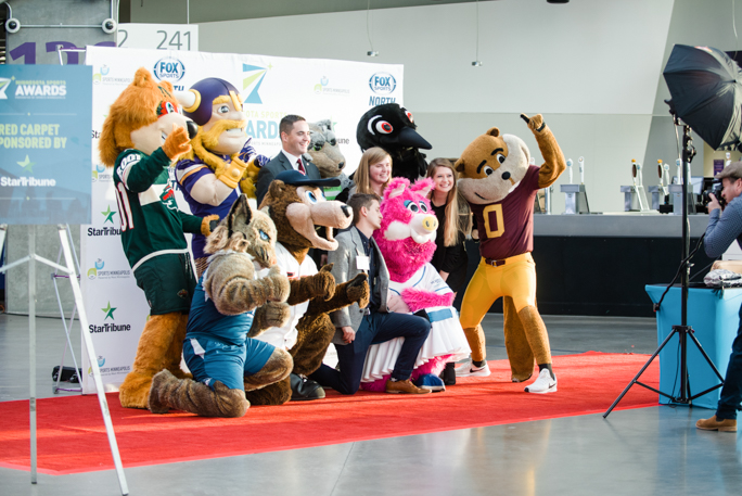a group posing for a photo