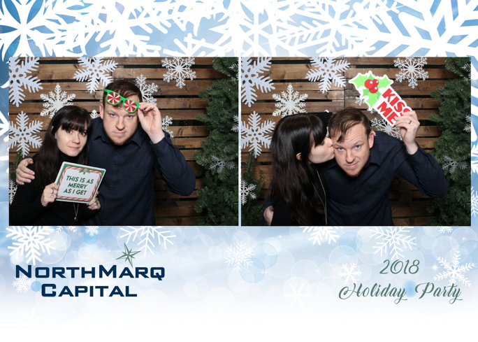 Two photos of a couple