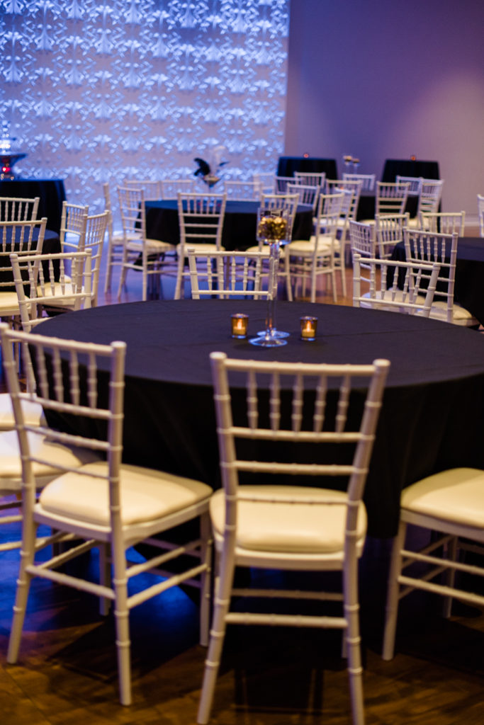Chairs around a table
