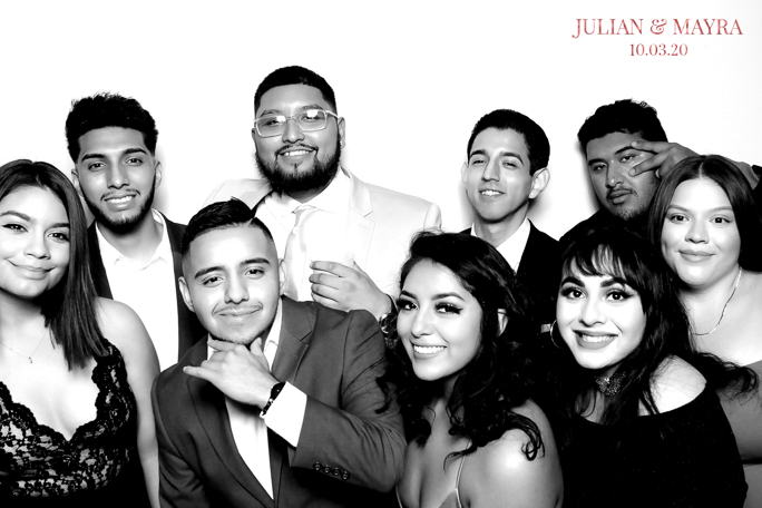 A group of smiling people