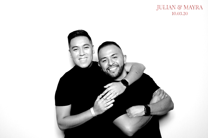 Two smiling men