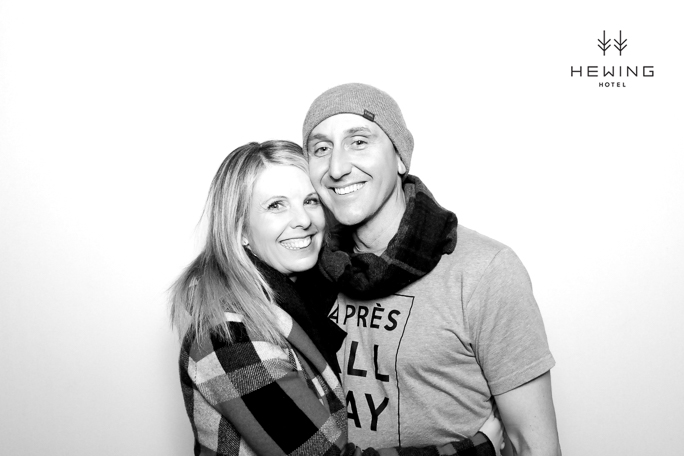 A smiling couple