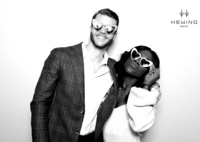 A couple in sunglasses