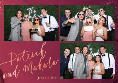 Three photos of a group of people