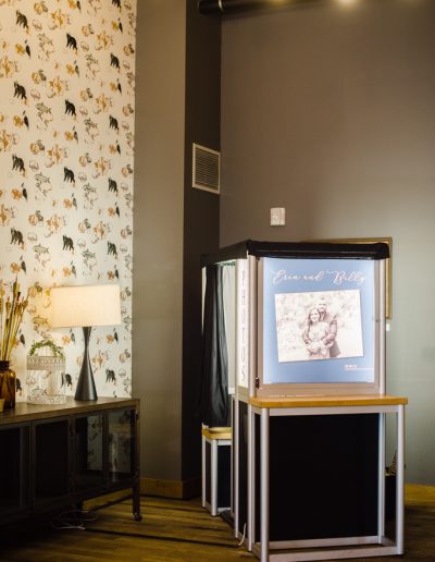 Traditional enclosed photo booth
