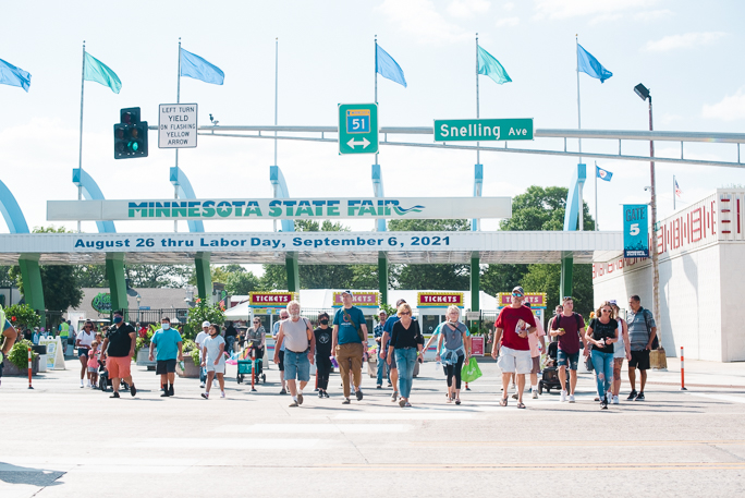 A state Fair entrance