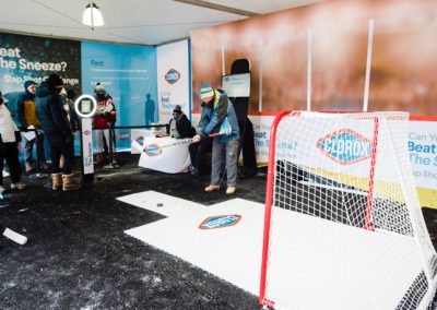 A hockey rink
