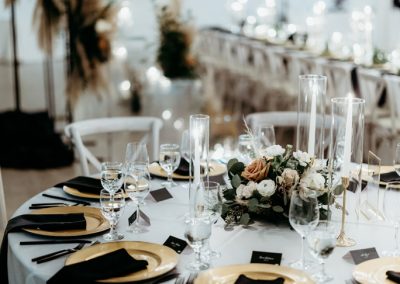 Table set for dinner