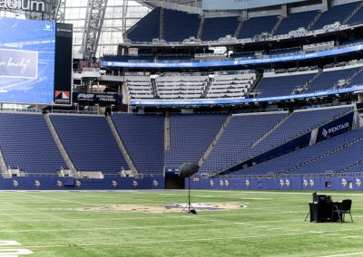 U.S. Bank Stadium from inside