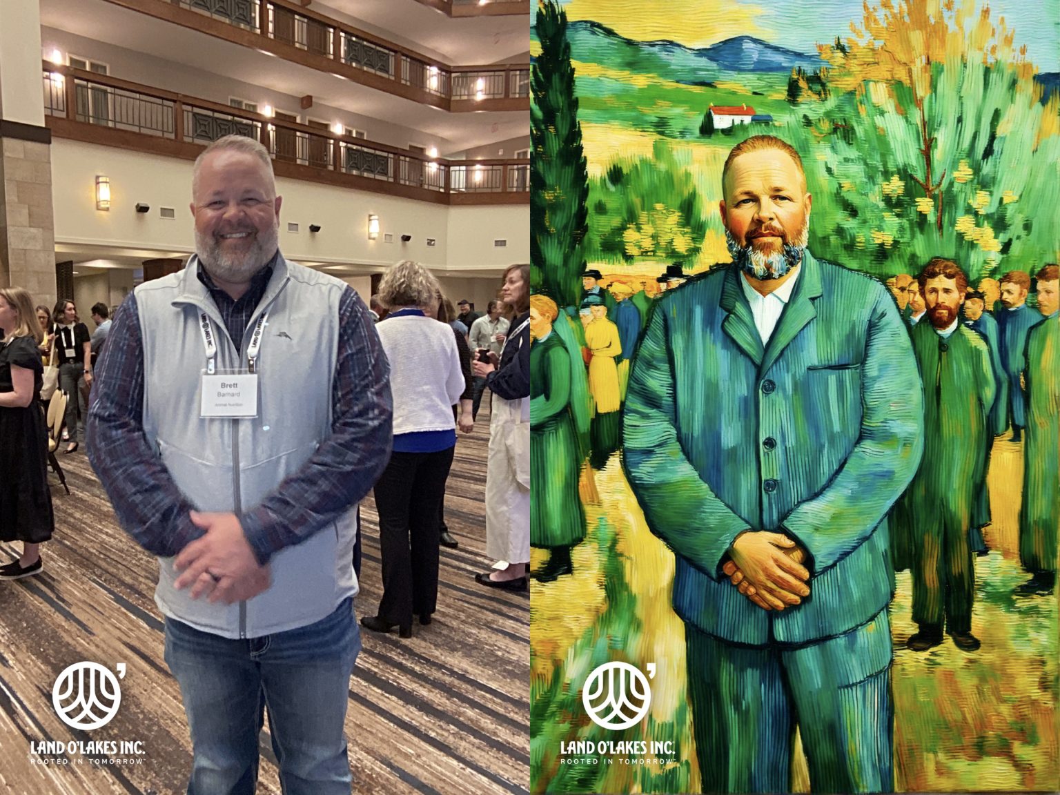 AI photo booth sample portrait generated at a Minneapolis event