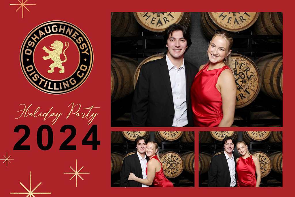Company holiday party 4x6 print with three photos