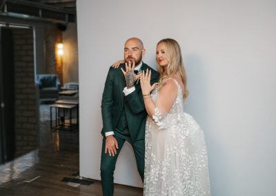 Bride and groom