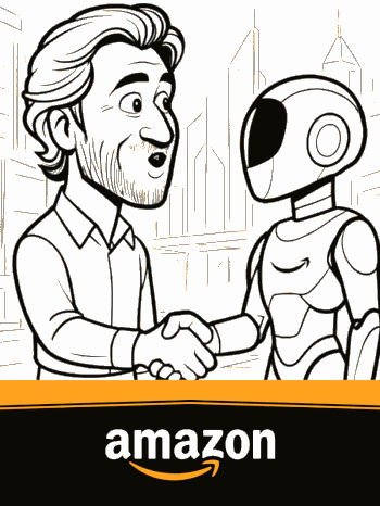 Amazon animated Drawbot portrait
