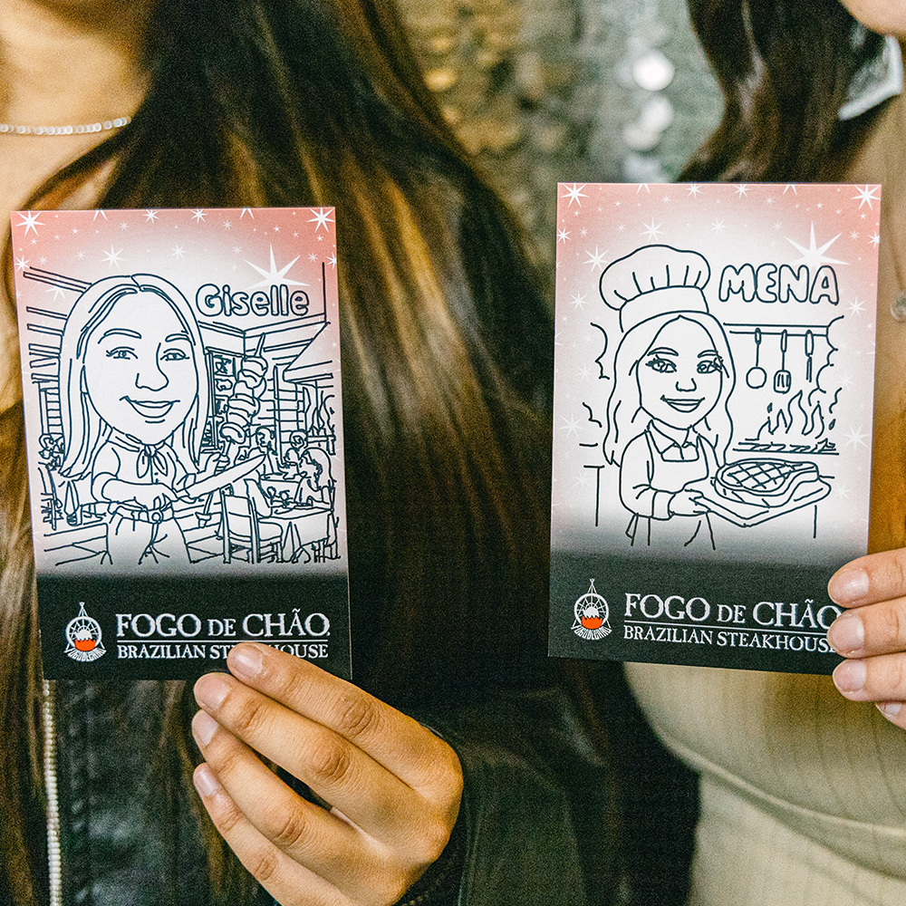 Finished Drawbot portrait souvenir