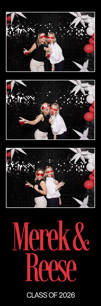 Black and white 2x6 photo strip design