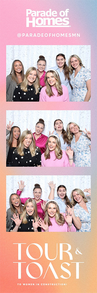 Branded photo strip from a Minnesota brand activation
