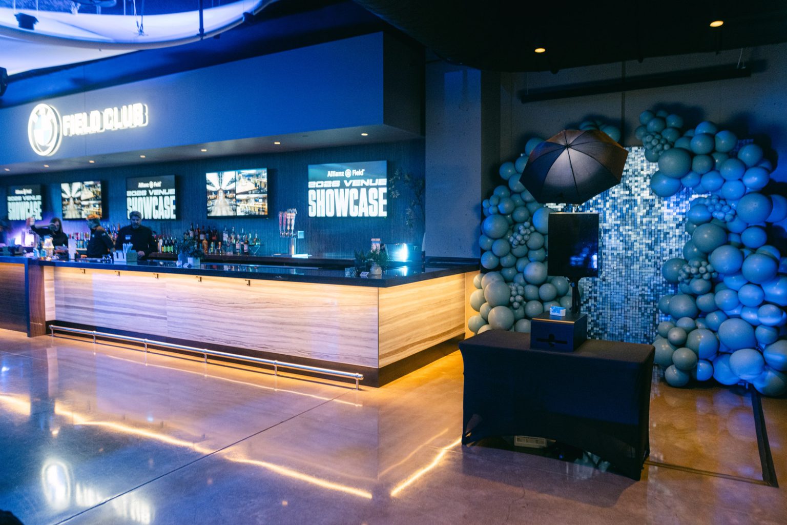 Photo booth brand activation at Allianz Field in Minneapolis