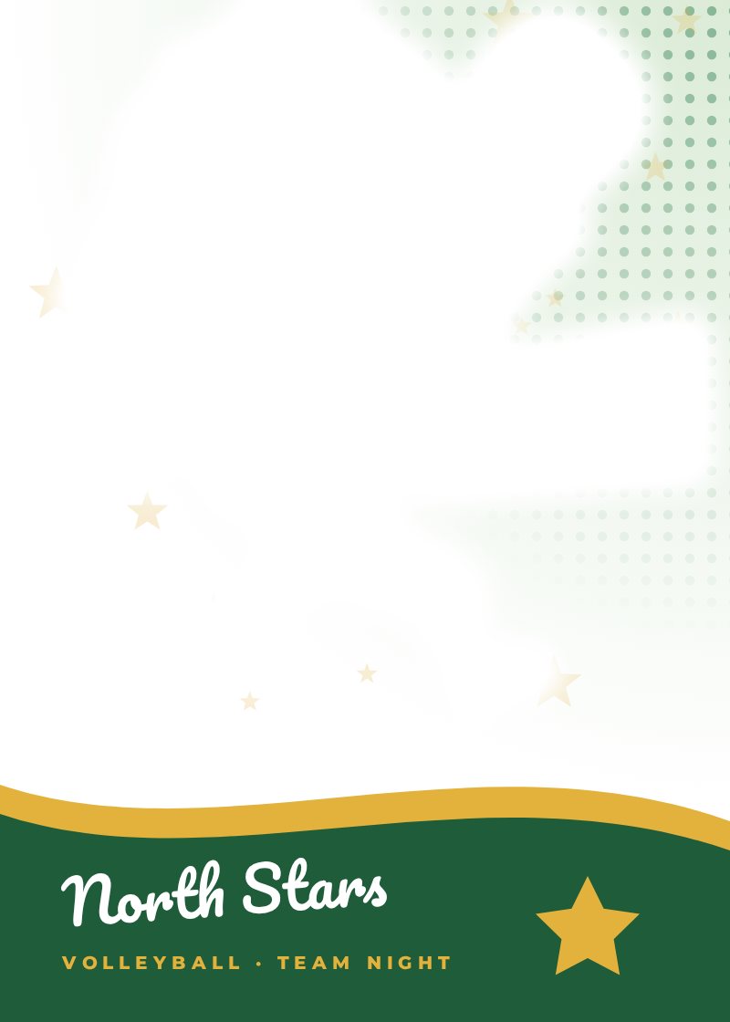 Blank Sketch Bot card template with a branded north logo band