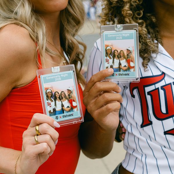 Twins trading card photo booth by Time Into Pixels
