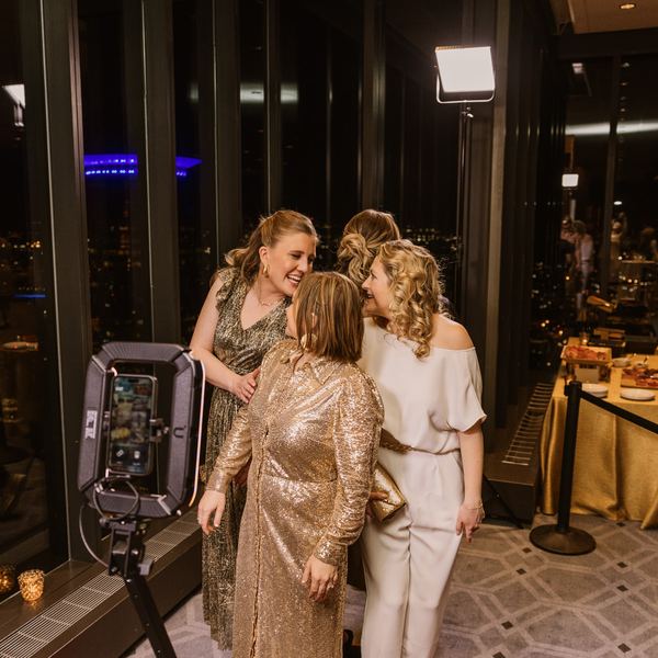 Wedding guests photo booth by Time Into Pixels